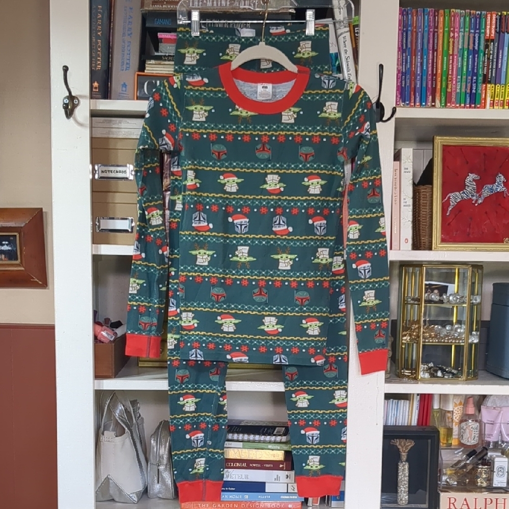 Hanna Andersson X Star Wars Pajama Set Festive Christmas Holiday Size 14